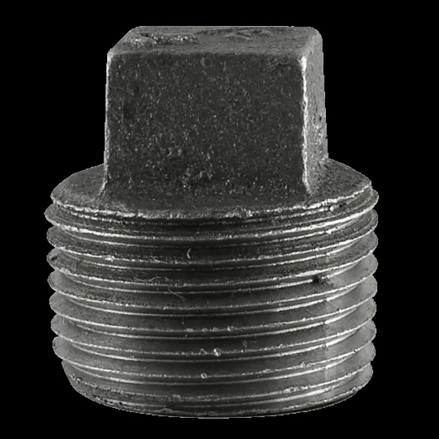 Black Malleable Plug