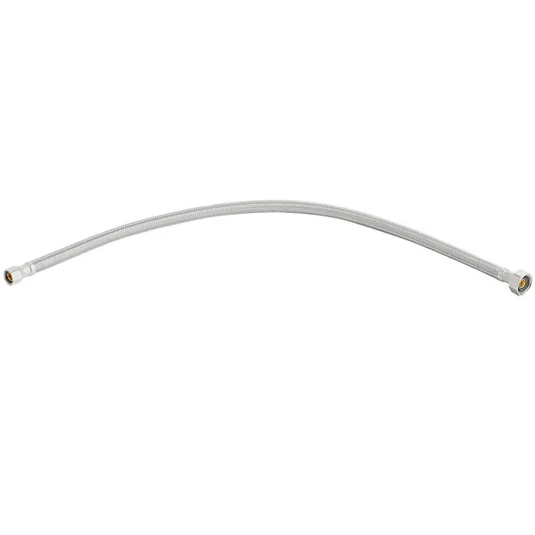 Easyflex EF-FC-38C12F-24 1/2" FIP X 3/8" COMP X 24" Stainless Steel Faucet Connector