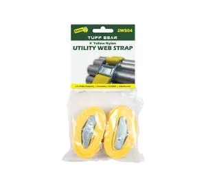 Dottie 4' Yellow Nylon Web Straps (2 Pack)