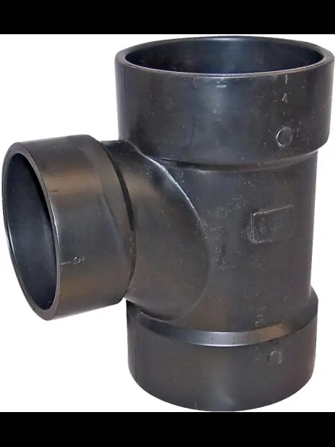 4" X 4" X 2" ABS Sanitary Tee
