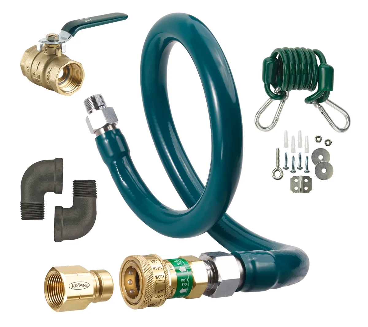 Krowne M7548K 3/4" x 48" Gas Connector Complete Kit