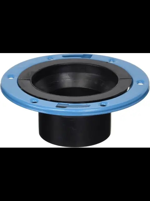 4 X 4 ABS Closet Flange w/Metal Ring