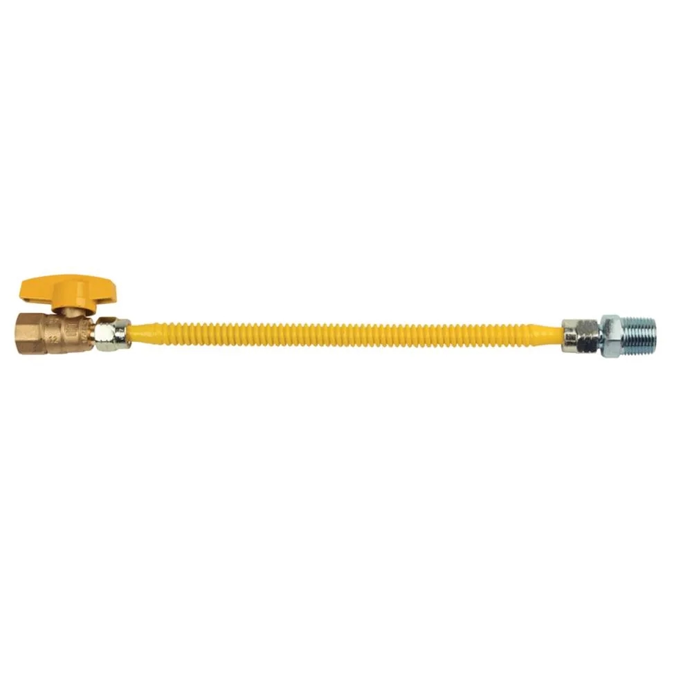 3/8" OD X 1/2" MIP X 1/2" FIP Straight Ball Valve 48" Length