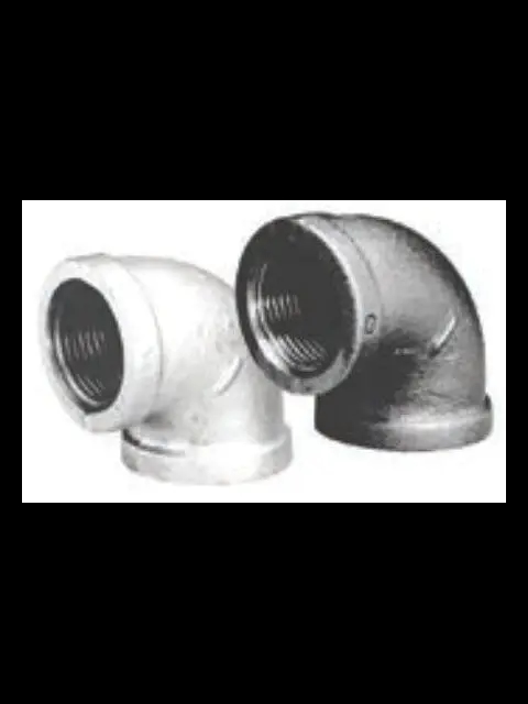3/4" Galvanized Malleable 90 Elbow
