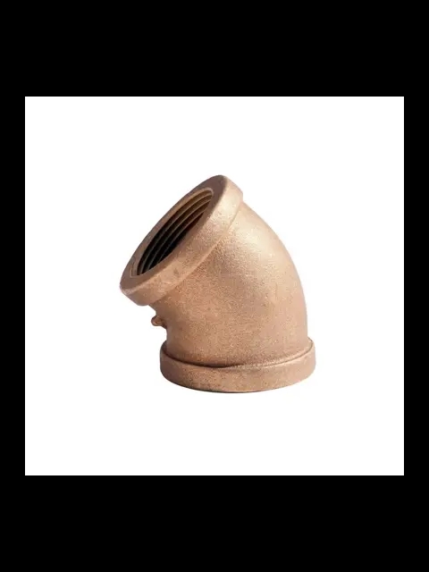 BF B-L4502 3/8" BRASS ELBOW 45