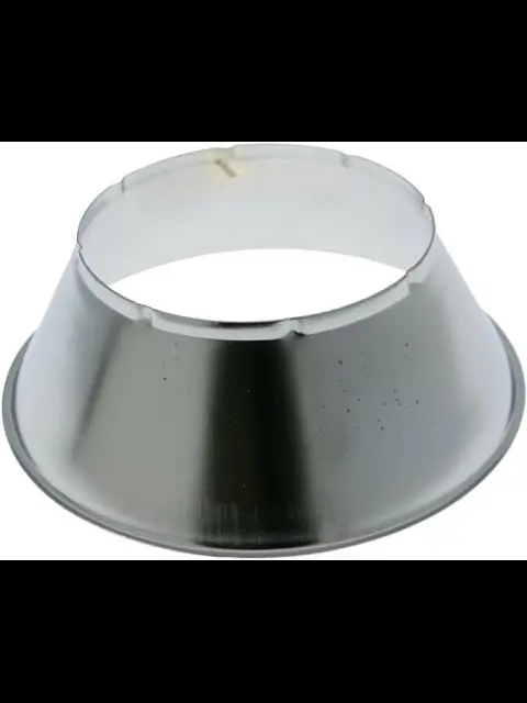 401 1/2" Chrome Standard Escutcheon Canopy "Skirt"