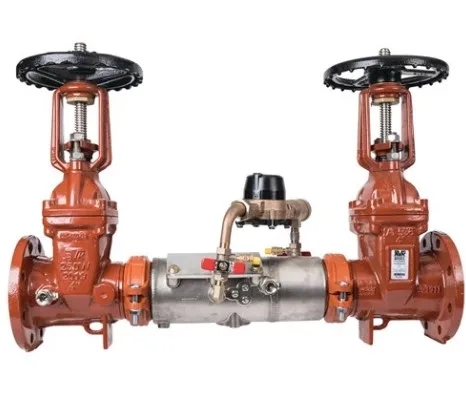 DERINGER 30G (DCDA-II) D-4030G-CFM 4" Double Check Detector Backflow Preventer - OS&Y FLG X FLG