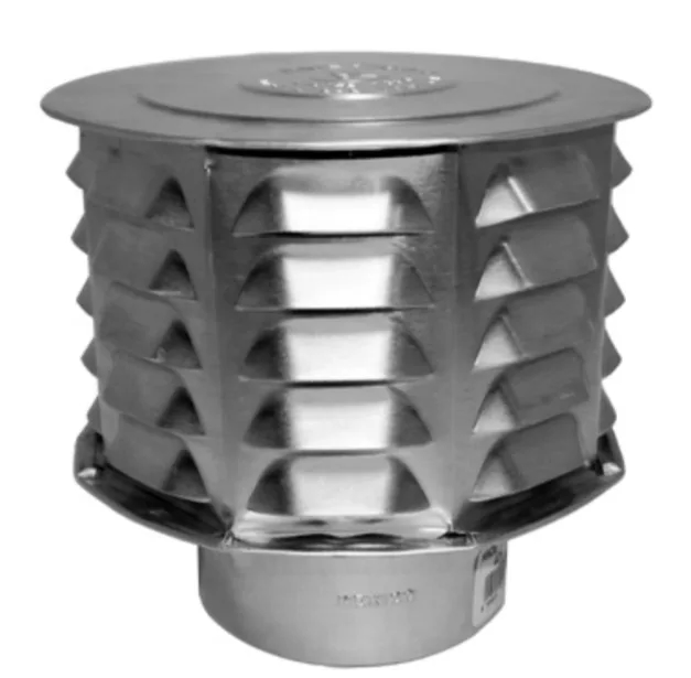 AMERICAN METAL 3CW Ameri-Cap 3" Universal Louvered Cap