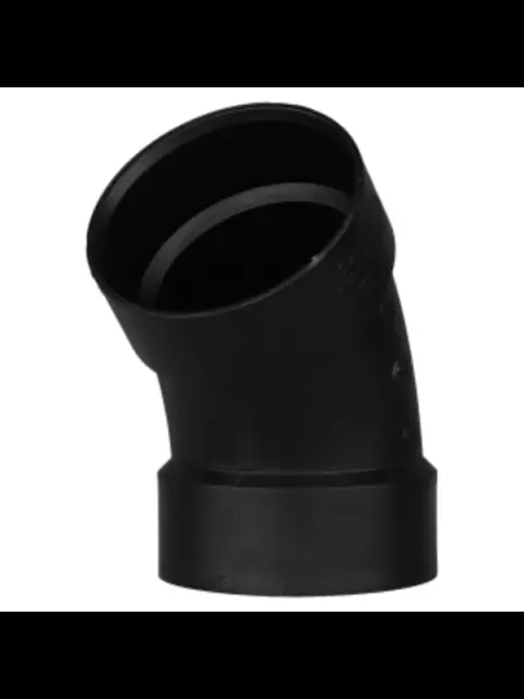 4" ABS 45░ Elbow 1/8 Bend