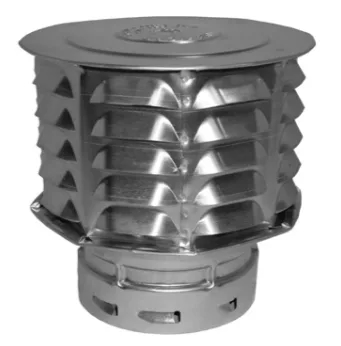 AMERICAN METAL 3ECW Ameri-Cap 3" Louvered Locking Cap