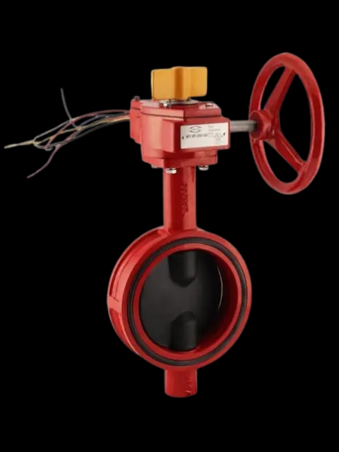 3" Wafer Butterfly Valve W/Switch 300PSI UL/FM Approved