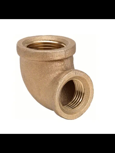 BF B-RL0401 3/4" X 1/4" BRASS RED ELBOW