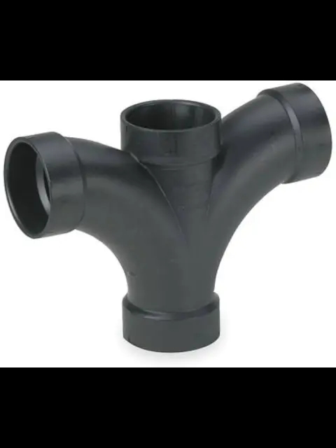 2" X 1-1/2" X 2" X 2" ABS Double Fixture Tee