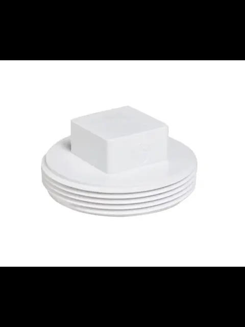 4" PVC DWV Raised Cleanout Plug