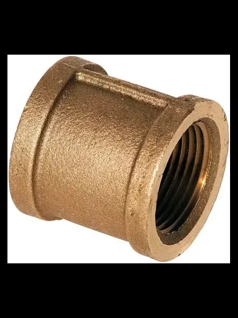 1-1/4" Brass Coupling