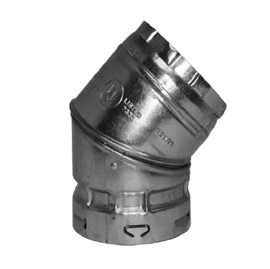 AMERICAN METAL 4E45 4" B-Vent 45░ Adjustable Elbow