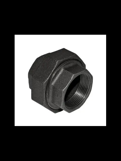 1-1/2" Black Malleable Union