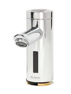 Sloan 3335016 Solis 0.5 gpm Solar Powered Sensor Bathroom Sink Faucet in Polished Chrome (Mixer Not Included)