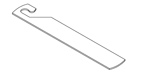 14" Retrofit Retainer Strap W/Hook