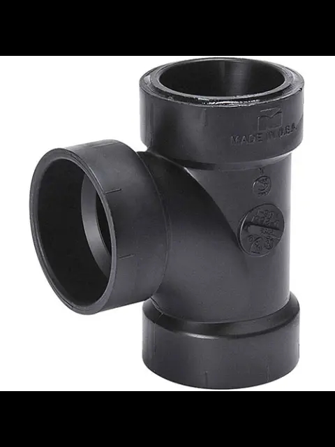 6" X 6" X 4" ABS Sanitary Tee
