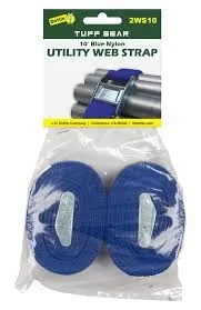 Dottie 10' Blue Nylon Web Straps (2 Pack)