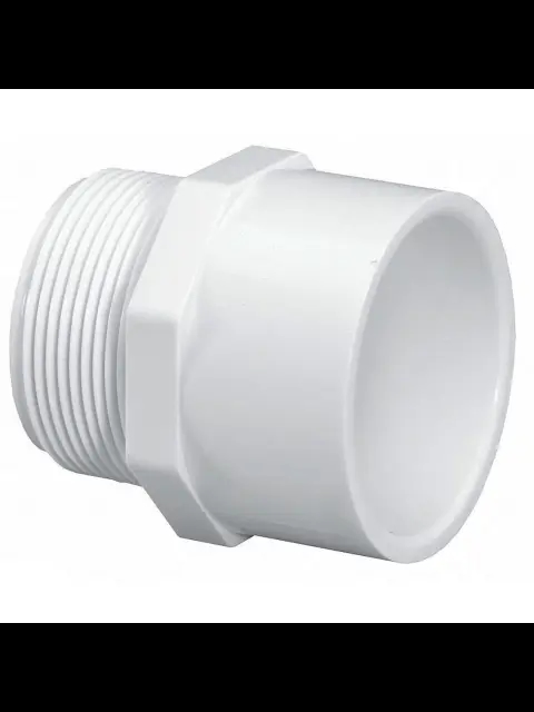 1-1/2" PVC DWV Male Adapter (MPTxH)