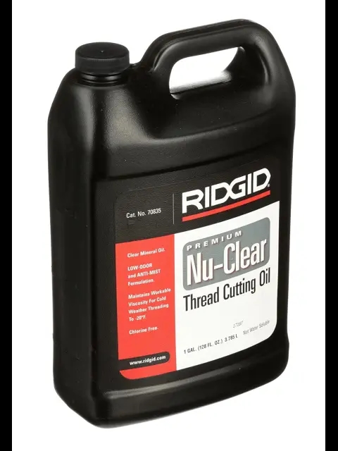RIDGID Pipe Thread Cutting Oil: Nu-Clear 1 gal Jug