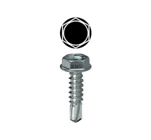 Dottie #12 X 2" Hex Washer Head Self Drilling Screw