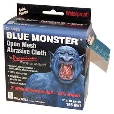 Blue Monster 2" X 10 Yard AO Open Mesh Sand Cloth