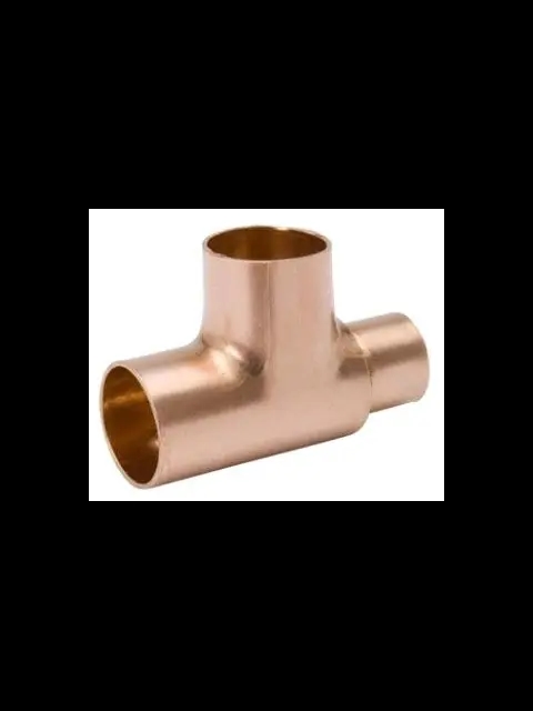 1/2" X 1/2" X 3/4" Copper Reducing Tee