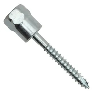 1/4" X 2" Straight Wood Rod Hanging Anchors - 3/8" Rod For Larger Pipe Sizes