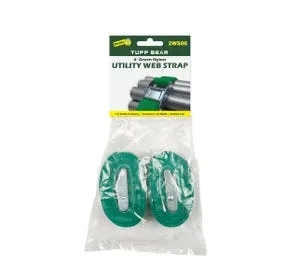 Dottie 6' Green Nylon Web Straps (2 Pack)