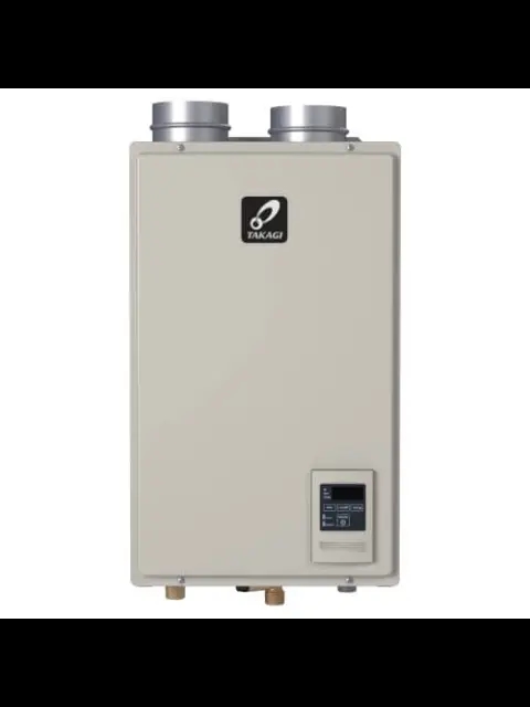 Takagi T-H3M-DV-N 120 000 BTU Natural Gas Indoor Condensing Ultra-Low NOx Tankless Water Heater