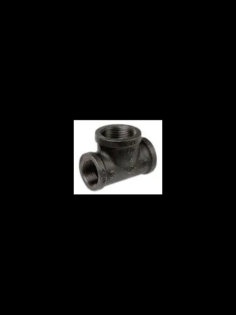 1-1/4" X 1-1/4" X 2" Ductile Iron Screwed Reducing Tee