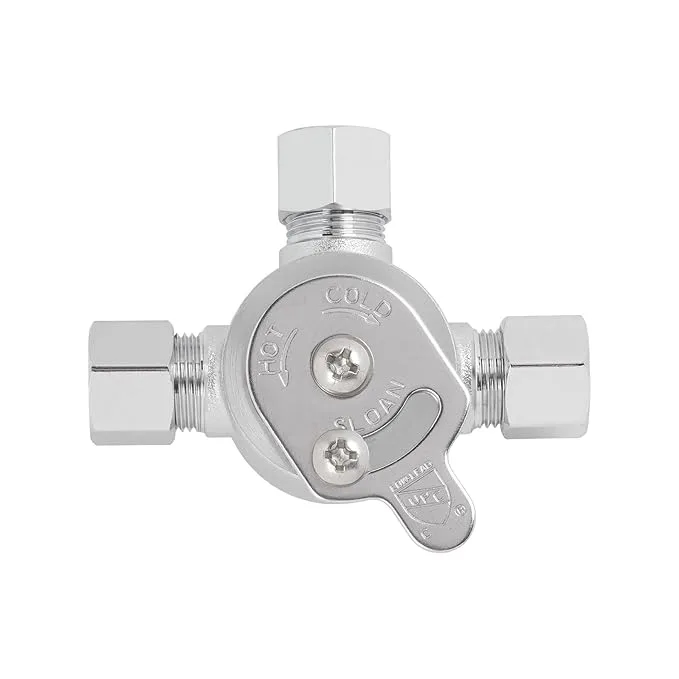 Sloan 3326009 MIX-60-A Below Deck Mechanical Water Mixing Valve for use W/Optima Plus