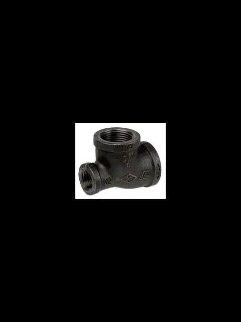 1-1/2" X 1" X 1-1/2" Ductile Iron Screwed Reducing Tee