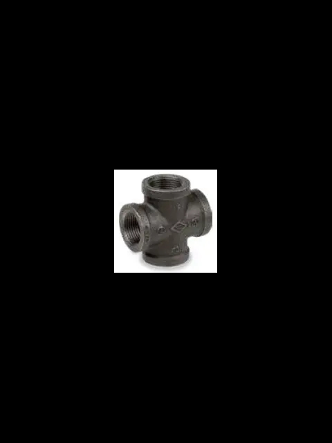 1-1/2" Ductile Iron Screwed Cross