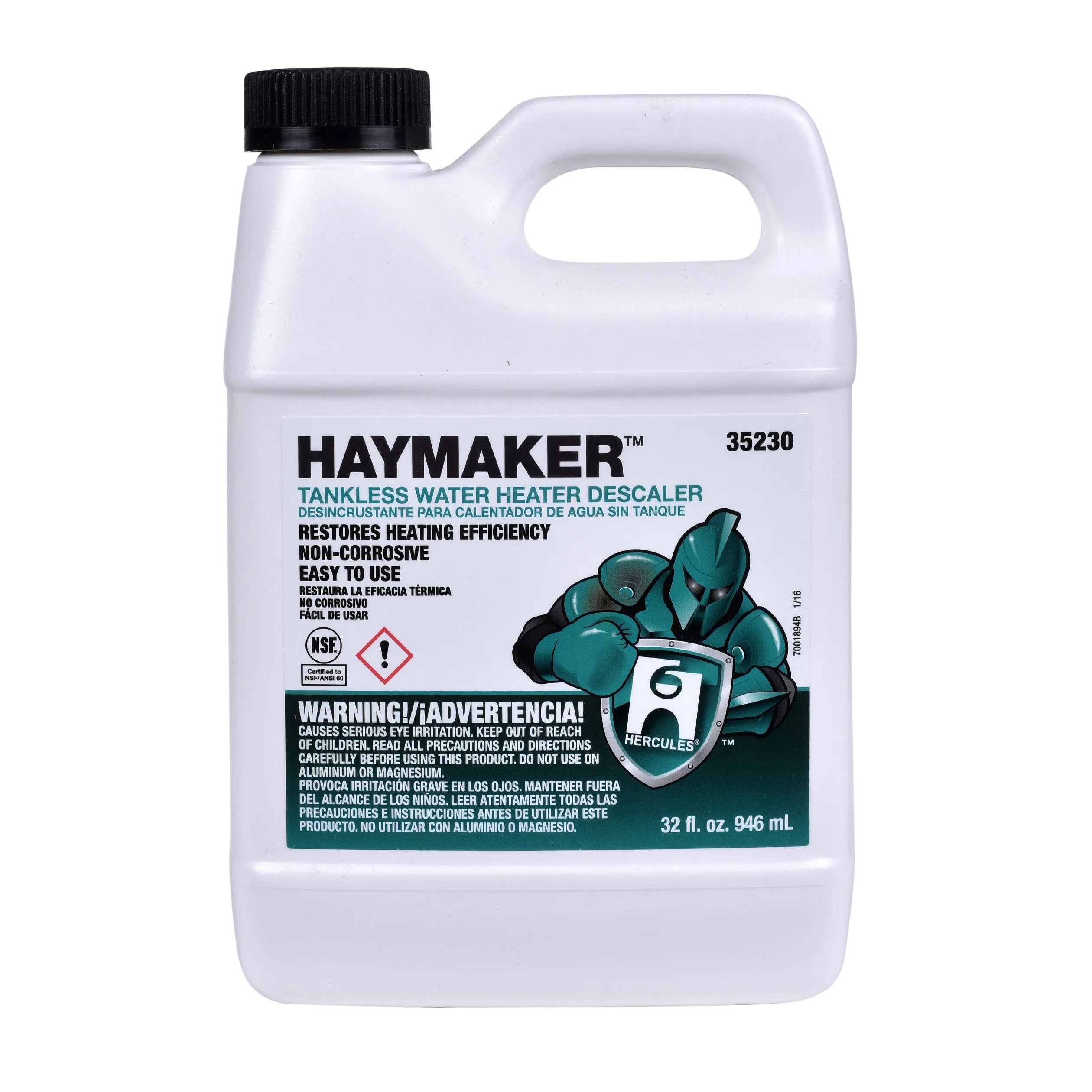 Hercules Haymaker Tankless Water Heater Descaler - 32oz