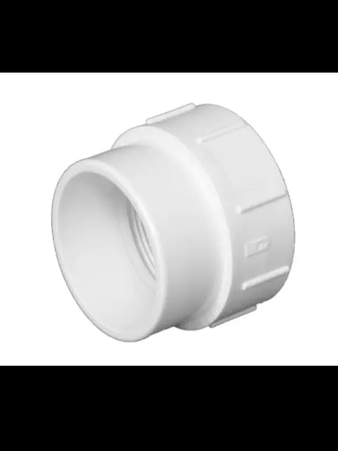 3" PVC DWV Fitting Cleanout Adapter (S X FPT)