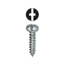 #12 X 1-1/2" Phillips/Slotted Pan Head Sheet Metal Screw