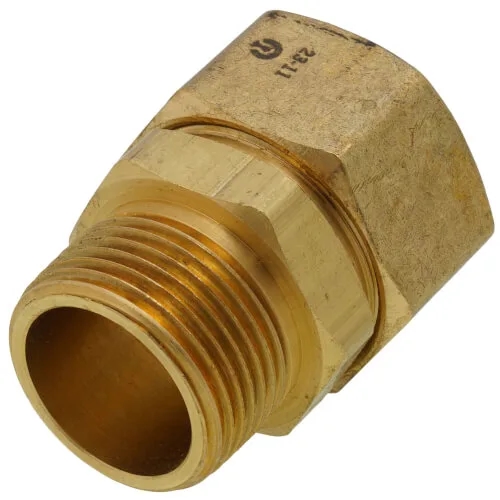 1" TP X NPT Brass Male Adapter