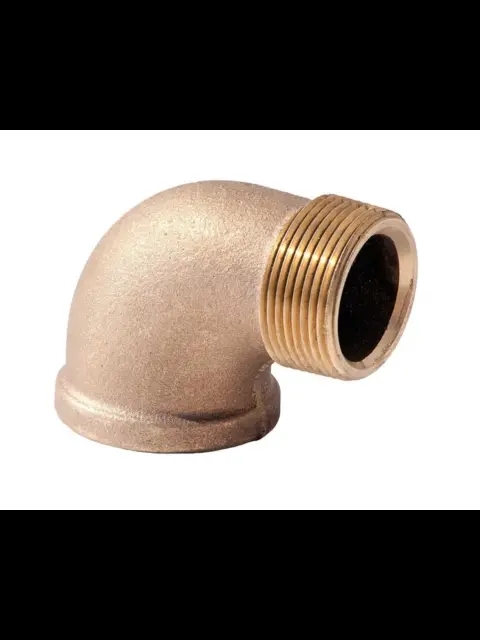 1/2" Brass Street Elbow 90