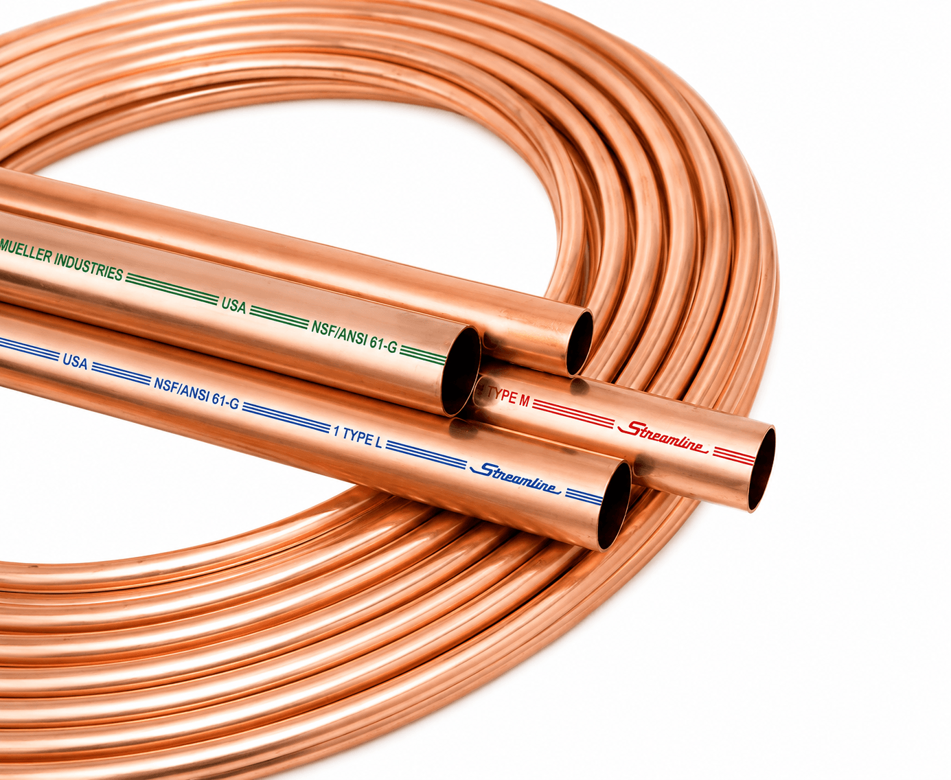 3/4" X 10' Copper Pipe Type L Hard