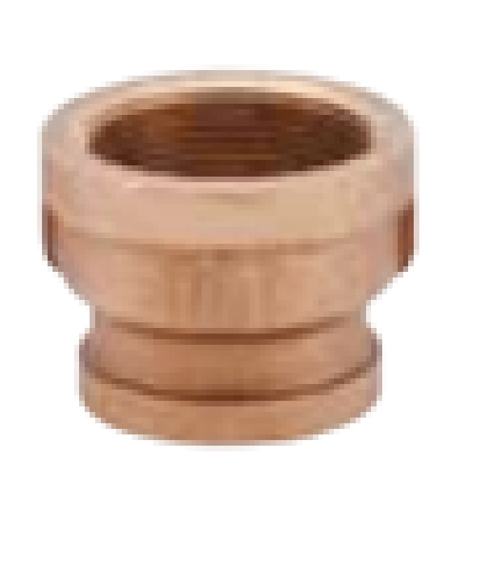 1-1/2" X 3/4" Brass Reducing Coupling