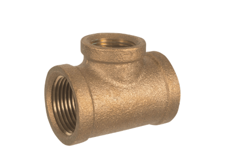 1/2" Brass Tee