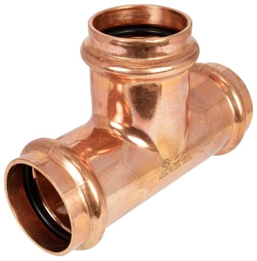 1-1/4" Copper Press Tee Press X Press X Press