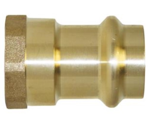 1" X 1/2" Copper Press Female Adapter Press X Female