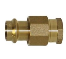 1-1/4" Copper Press Union Press X Female