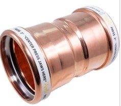 3" Copper Press Coupling W/Stop Press X Press