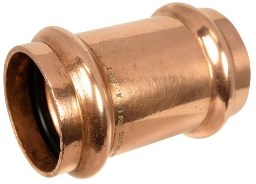 1-1/2" Copper Press Repair Coupling No Stop Press X Press